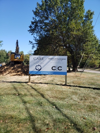 Bank Financing Post and Panel Site Sign Photo