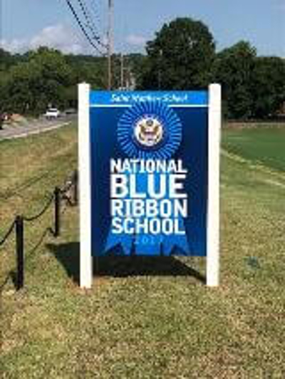 Custom school yard signage Photo
