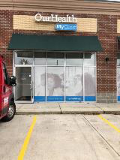 Our Health clinic signage Photo