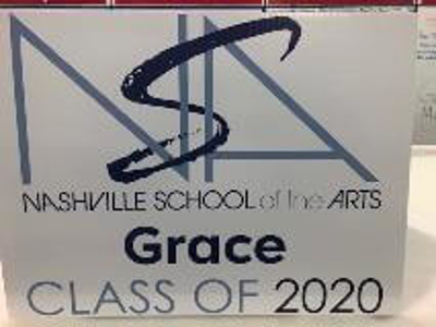 Nashville School custom graduating banner  Photo