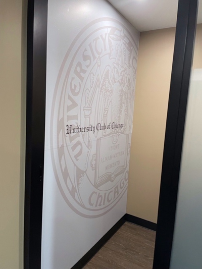 Interior Graphic for University Club of Chicago Photo