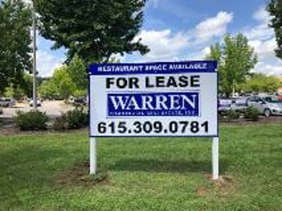 For Lease signage Photo