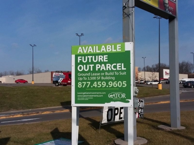 New development for sale post and panel sign Photo