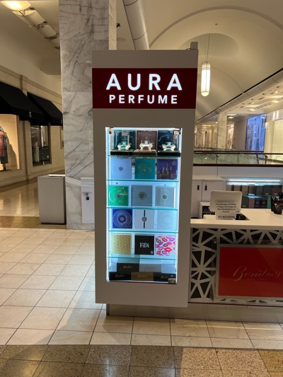 Aura Perfume Signage Photo
