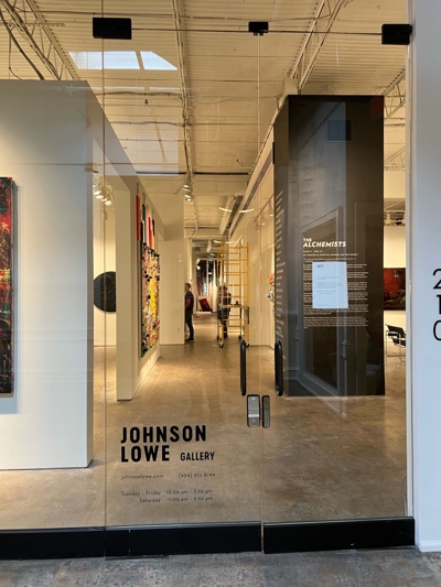 Johnson Lowe Gallery Window Graphic Photo