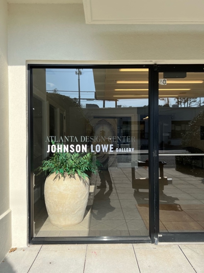 Johnson Lowe Gallery Window Graphic Photo