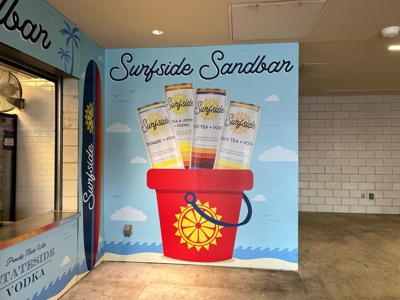 Surfside Sandbar Wall Graphics Photo