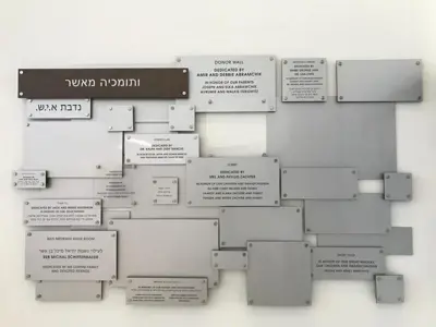 Donation and Recognition Signs Photo