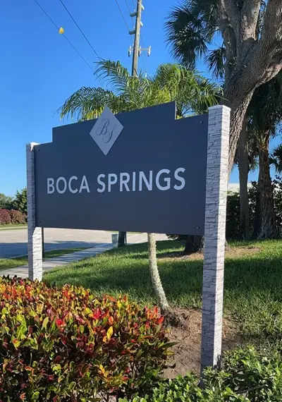 Exterior Signs on Posts Photo