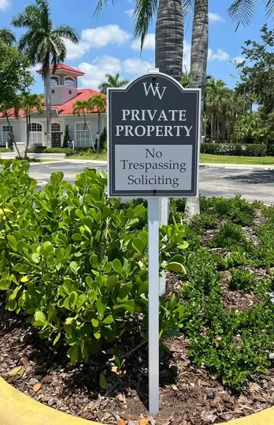 Property and Community Signs Photo
