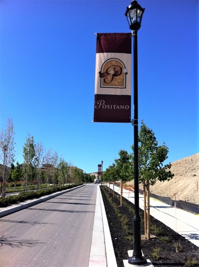 Positano Pole Banners Photo