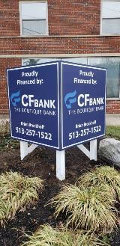 CF Bank signage Photo