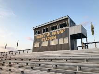 Sports stadium custom signage Photo