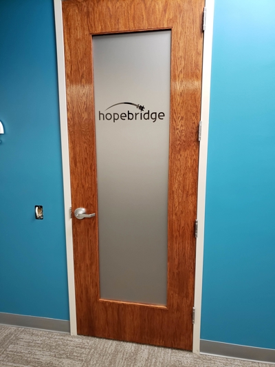 Hopebridge Door Window Graphic Photo