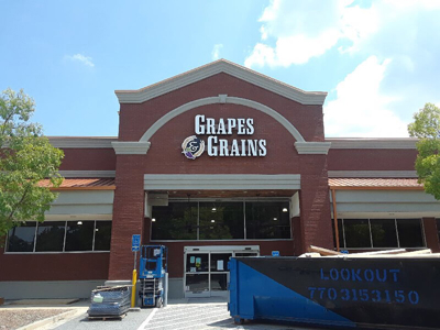 Grapes Grain Sign Photo