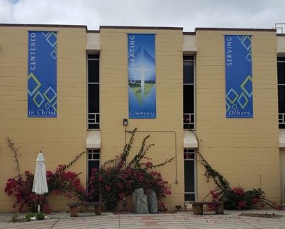 Hanging banners - First Presbyterian Church Photo