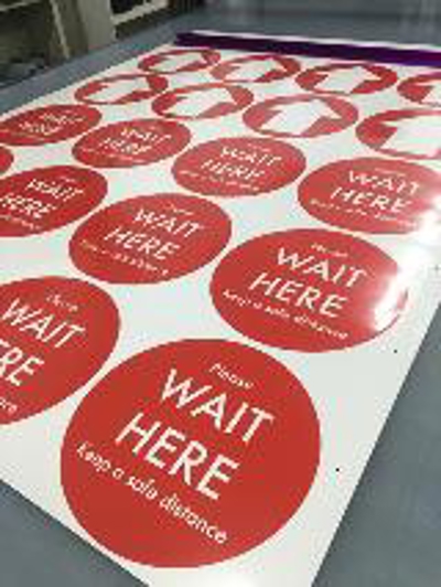 Floor decal Photo