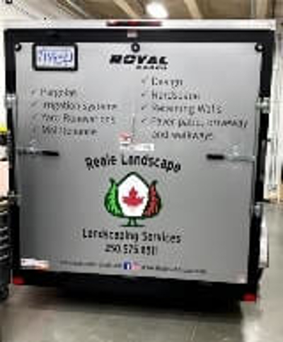 Landscaping trailer wrap  Photo