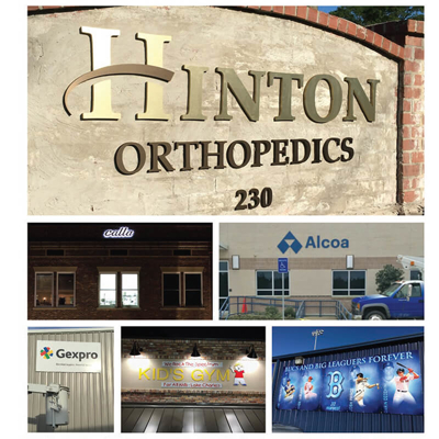 A different sample of dimensional signs Photo
