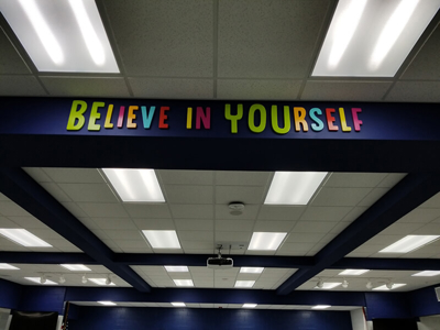 Believe in yourself banner  Photo