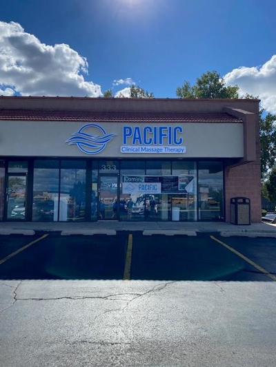 Pacific building sign Photo