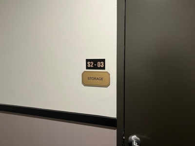 Storage Sign Photo