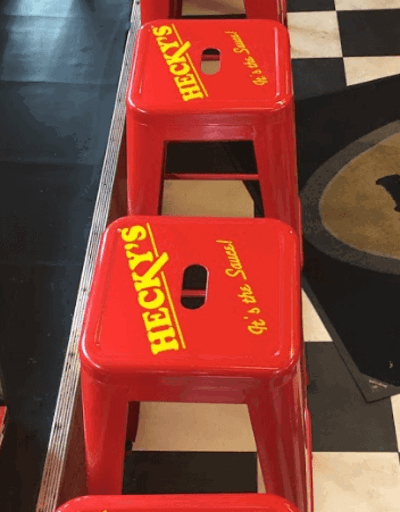Hecky's chair custom decal Photo