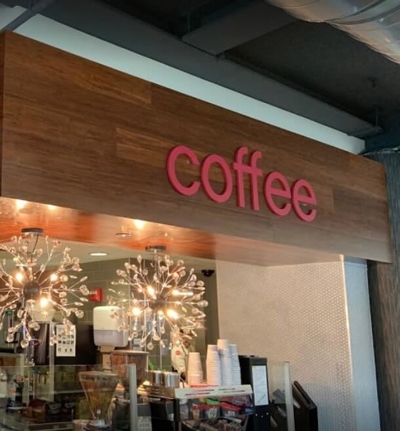 Coffee exterior signage Photo