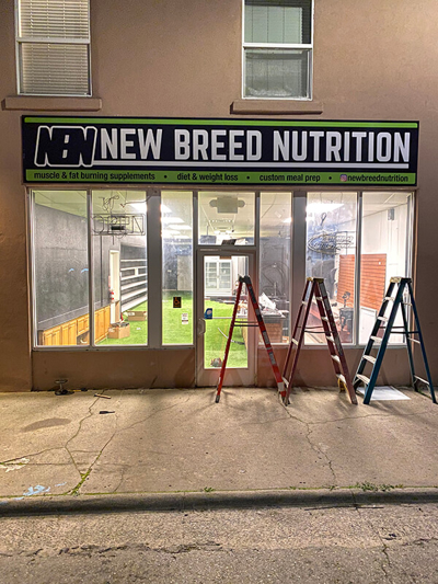 New Breed nutrition sign Photo