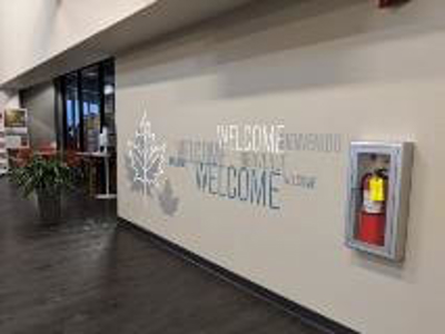 Grainger welcome graphics Photo