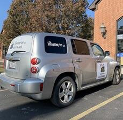 Vehicle wrap with graphics Photo