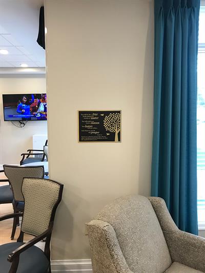 Giving tree custom decal on the wall Photo