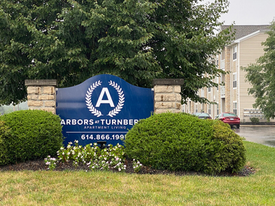 Monument exterior signage Photo