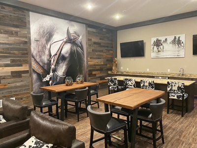 Interior decor of a store Photo