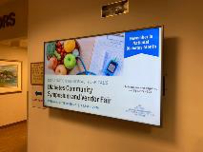 Advertisement in television Photo