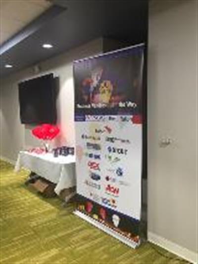 Custom signage display Photo