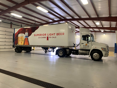Superior light beer truck Photo