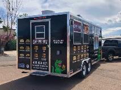 Carnivorium trailer truck parked Photo