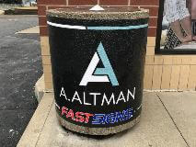 A.Altman statue sign Photo