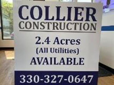 Collier Construction Signage Photo
