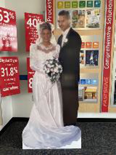 Couple standee display Photo