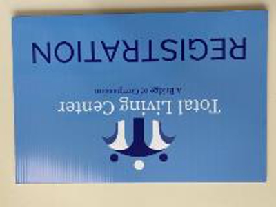 Blue banner Photo