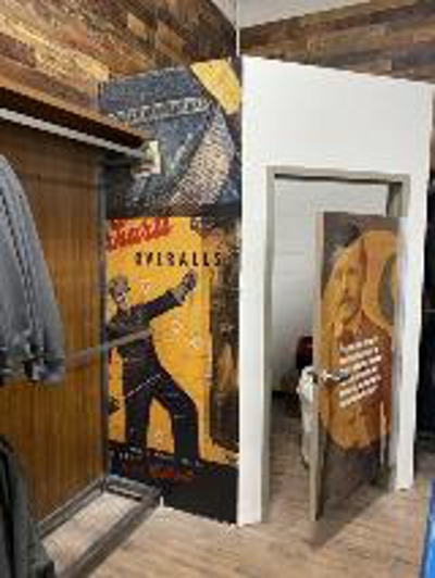 Advertisement in changing room Photo