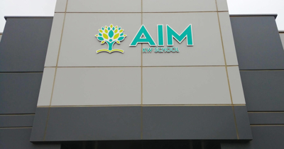 AIM channel signage Photo