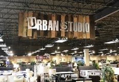Urban studio hanging banner Photo