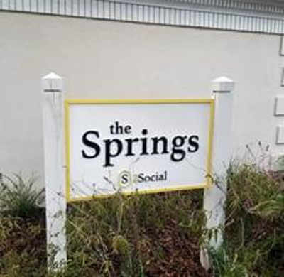 The spring social signage Photo