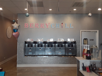 Berrychill custom decal on a store  Photo