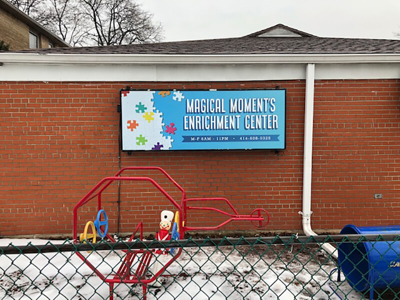 Magical Moments blue banner  Photo