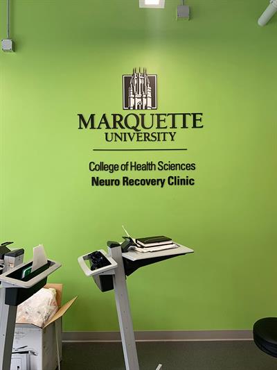 Marquette University signage Photo