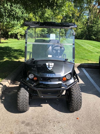 Golf Cart Vinyl Lettering Photo